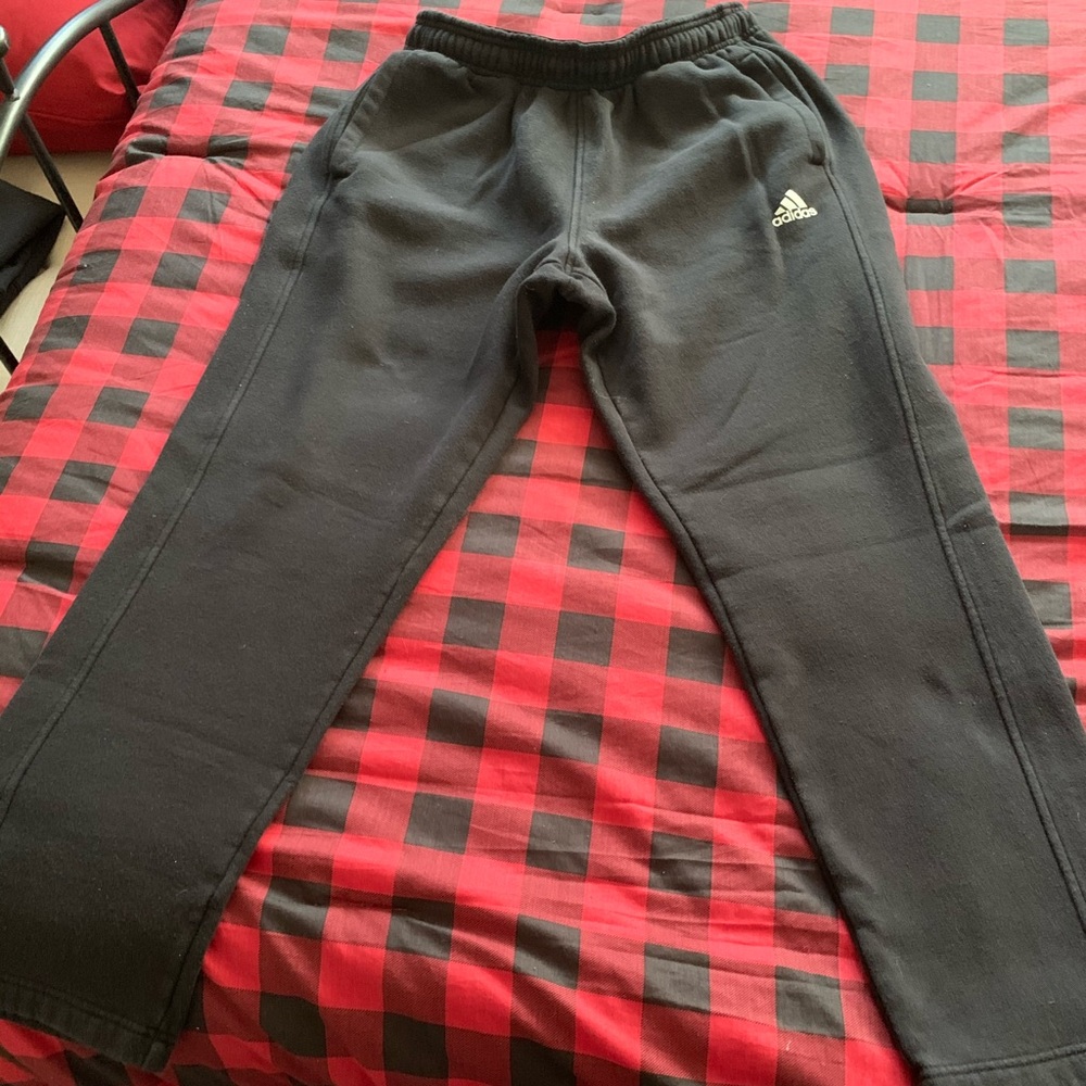 Black adidas sweatpants